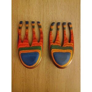Totally Bamboo Baltique Salad Hands Serving Utensil Set
